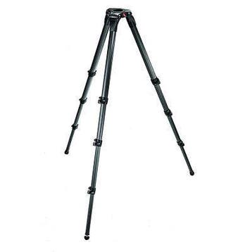 Manfrotto 536 Carbon Fibre 3-Stage Video Tripod, Ophalen of Verzenden, Nieuw, Driepoot, Met balhoofd