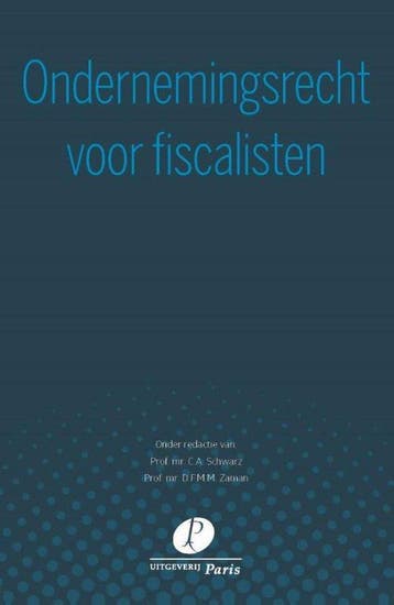 9789462512016 Ondernemingsrecht voor fiscalisten, Verzenden, Zo goed als nieuw
