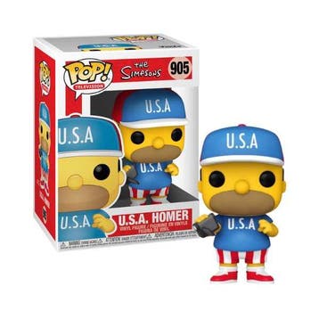 Funko Pop!  The Simpsons - U.S.A. Homer #905, Verzamelen, Poppetjes en Figuurtjes, Verzenden, Nieuw