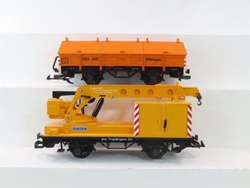 LGB G - o.a. 4042 - Modeltrein goederenwagon (2) - 1x, Hobby en Vrije tijd, Modeltreinen | Overige schalen, Nieuw