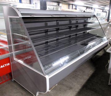 Wandkoeling, laagmodel 308cm, zonder motor, Gebruikt