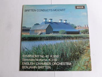 Mozart - Symph. 40 / Benjamin Britten (LP), Ophalen of Verzenden, Zo goed als nieuw