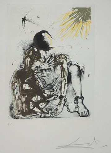 Salvador Dali (1904-1989) - Sigismund enchaîné