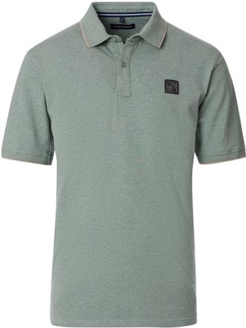 Casa Moda Premium Heren Poloshirt Katoen Met Stretch, Verzenden, Nieuw, Blauw