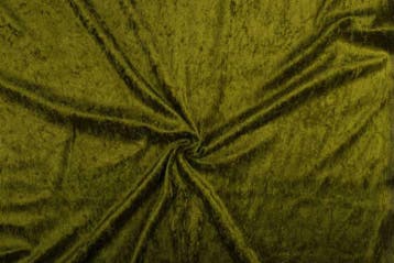 Velours de panne khaki groen, Hobby en Vrije tijd, Stoffen en Lappen, 120 cm of meer, Ophalen of Verzenden, Polyester, Groen