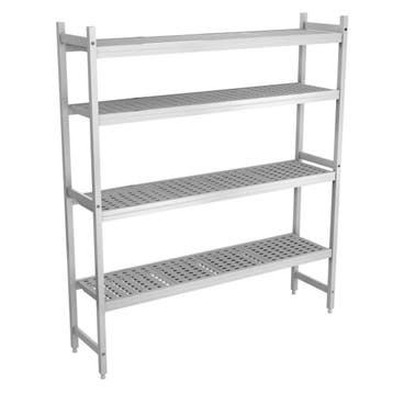 GGM Gastro | Aluminium/kunststof stelling - 1486x1685mm - |, Verzenden, Nieuw in verpakking