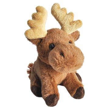 Wild Republic eland knuffel - pluche - bruin - 13 cm, Verzenden, Nieuw