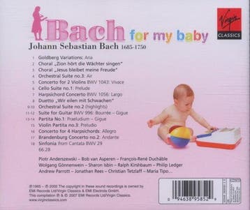 Bach For My Baby - Johann Sebastian Bach  - CD, Verzenden, Nieuw in verpakking