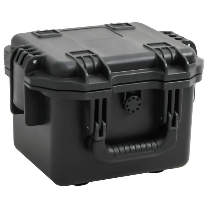 vidaXL Flightcase draagbaar 30x24,5x20 cm PP zwart, Audio, Tv en Foto, Fotografie | Fototassen, Nieuw, Verzenden