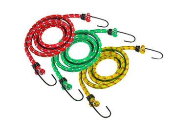 Set met snelbinders - 110cm - 3 stuks - Verschillende kleure, Ophalen of Verzenden, Nieuw