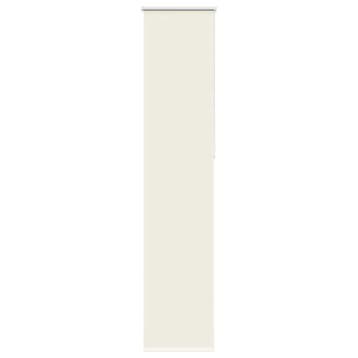 vidaXL Rolgordijn verduisterend 45x210 cm stofbreedte, Verzenden, Nieuw, Wit