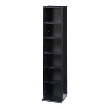 CD DVD kast vakkenkast met 6 planken 90x20x20 cm - verschill, Verzenden, Nieuw