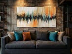 Monika Spiewak - Abstract - Oil Painting Stretched On The