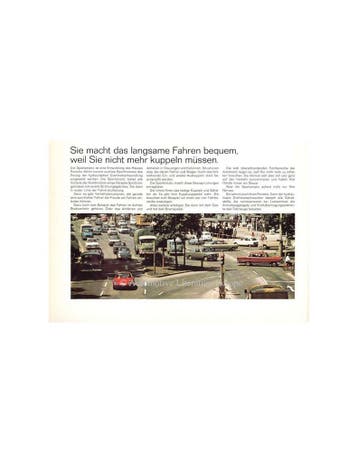 1970 PORSCHE 911S SPORTOMATIC BROCHURE DUITS, Nieuw, Porsche, Author