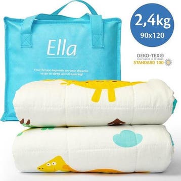 2dekans | EL-Life Verzwaringsdeken Kind 2,4kg - 90 x 120cm -, Ophalen of Verzenden, Zo goed als nieuw