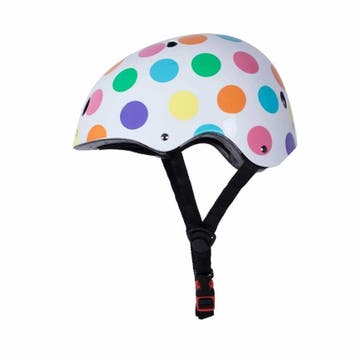 Kiddimoto Kinder Fietshelm Pastel Dotty Medium (53 - 58 cm), Verzenden, Nieuw