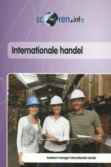 Internationale Handel 9789037207552, Boeken, Verzenden, Zo goed als nieuw