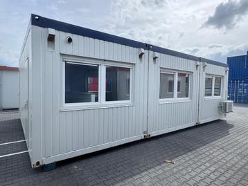 Kantoorunits – ca. 6 x 9 meter – Keuken + Toilet – gebruikt