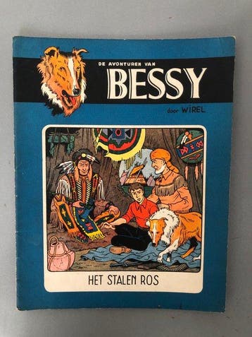 Bessy 5 - Het stalen ros - 1 Album - Eerste druk - 1955, Boeken, Stripboeken, Nieuw