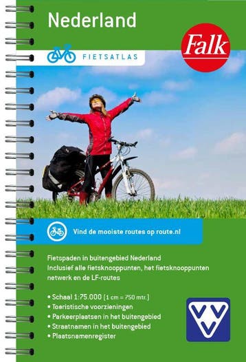 Falk VVV Fietsatlas Nederland 9789028703988, Verzenden, Gelezen, Stichting Landelijk Fietsplatform