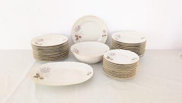 Richard Ginori - Tafelservies (39) - Lorena - rigo goud -