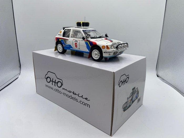 Otto Mobile 1:18 - Model sportwagen - Peugeot 205 Turbo 16, Hobby en Vrije tijd, Modelauto's | 1:5 tot 1:12