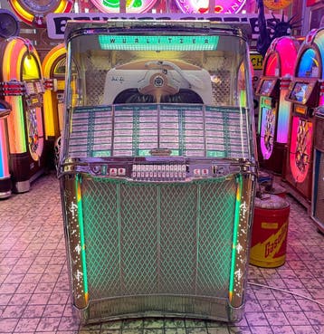 Wurlitzer 2104 Jukebox 1957 - 104 Select - Gerestaureerd, Ophalen, Gebruikt