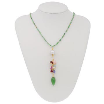 Zonder minimumprijs - Ketting met hanger - 18 karaat Geel, Sieraden, Tassen en Uiterlijk, Antieke sieraden