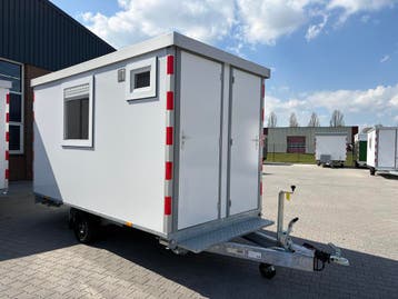 Schaftwagen 4m berging en toilet     [  NIEUW  VOORRAAD ], Zakelijke goederen, Ophalen of Verzenden