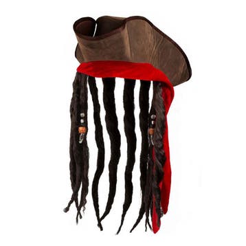 Boland piratenhoed Dirty Jack bruin van €13,99 voor €7,00, Ophalen of Verzenden, Nieuw
