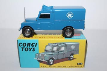 Corgi 1:43 - Modelauto - R.A.C. Radio Rescue Land Rover -, Nieuw