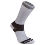 Bridgedale Liner Coolmax Crew 2-pack  Grijs/Zwart - Heren(48, Verzenden, Nieuw, Kleding