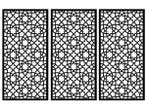 Veiling - 3x Composiet terrasscherm Alhambra 180x90cm, Tuin en Terras, Nieuw