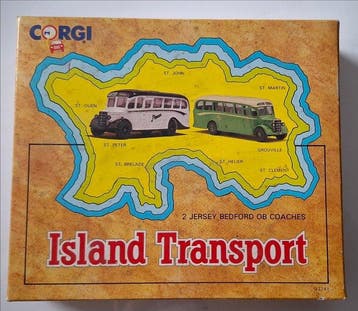 Corgi 1:43 - Modelauto (2) - Bedford OB coaches, Nieuw