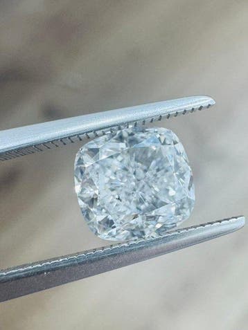 1 pcs Diamant (Natuurlijk) - 2.01 ct - Cushion - D, Nieuw