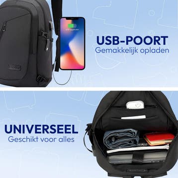 2dekans | Laptop rugzak - Schooltas - Backpack - Laptoptas -, Ophalen of Verzenden, Zo goed als nieuw