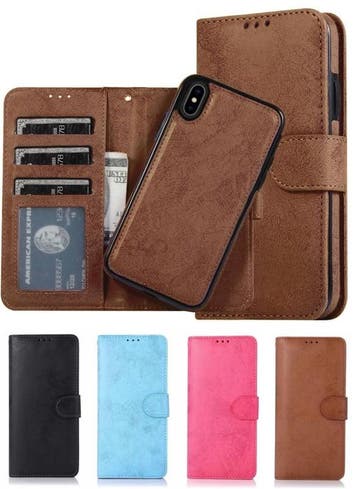 iPhone Xs Max Uitneembaar Magnetisch Bookcase Hoesje, Ophalen of Verzenden, Nieuw