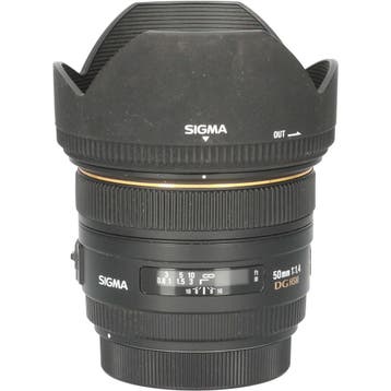 Tweedehands Sigma 50mm f/1.4 EX DG HSM Canon-AF CM7691, Ophalen of Verzenden, Gebruikt, Overige typen