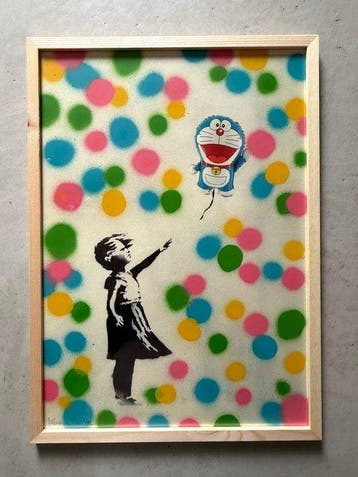 Koen Betjes (1992) - Girl with Balloon x Murakami x Street /