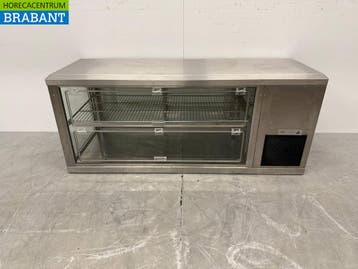 RVS Gamko Koelvitrine 2 Kleppen 131 cm 230V Horeca, Zakelijke goederen, Ophalen of Verzenden, Gebruikt
