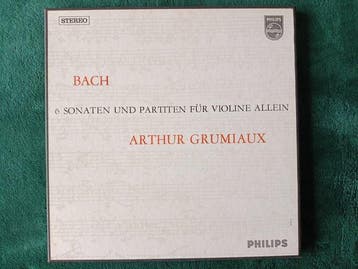 Arthur Grumiaux - Bach - 6 Sonaten und Partiten für Violine, Nieuw in verpakking