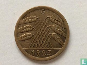 Duitsland - Duitse Rijk 50 rentenpfennig 1923 (G), Verzenden, Duitsland, Losse munt