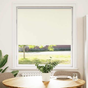 vidaXL Rolgordijn verduisterend 100x130cm stofbreedte 95,7cm, Verzenden, Nieuw, Wit