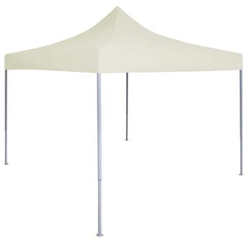vidaXL Partytent 200 x 200 x 315 cm Crèmekleurig Oxford Stof, Tuin en Terras, Partytenten, Verzenden, Nieuw, Partytent