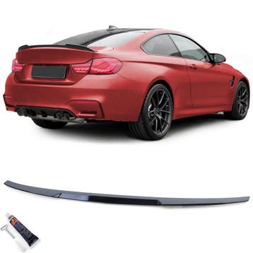 Spoiler passend voor BMW 4 Serie F32 CSL Look Glans Zwart, Ophalen of Verzenden, Nieuw