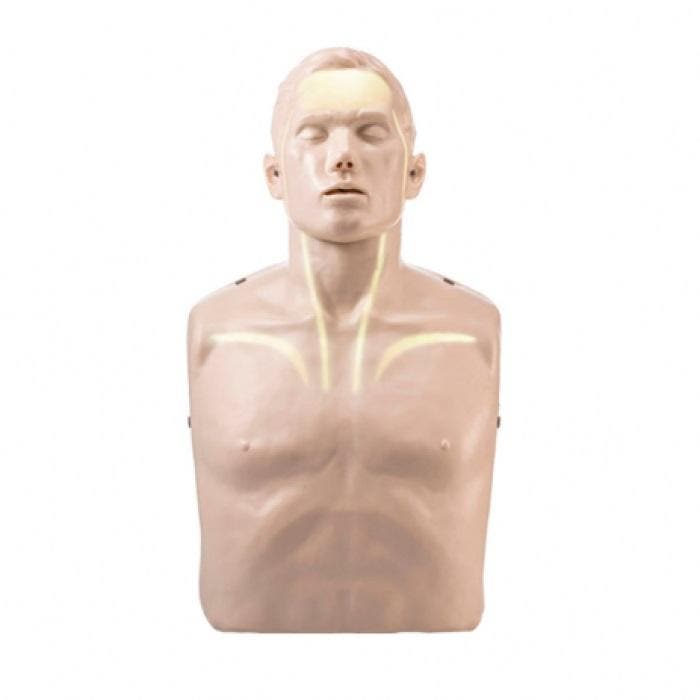 Brayden Reanimatiepop met witte ledverlichting, Sport en Fitness, Massageproducten