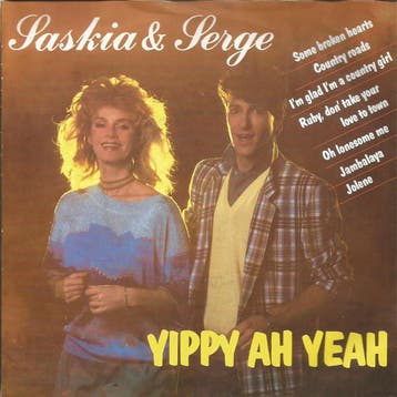 vinyl single 7 inch - Saskia &amp; Serge - Yippy Ah Yeah, Cd's en Dvd's, Vinyl Singles, Verzenden, Zo goed als nieuw, 7 inch, Pop