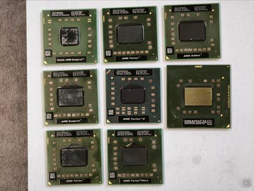 AMD Turion X2, Turion II, Athlon & Sempron - collection of 8, Nieuw