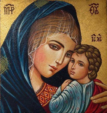 Marco Palumbo (XX) - Icona Sacra Madre della tenerezza