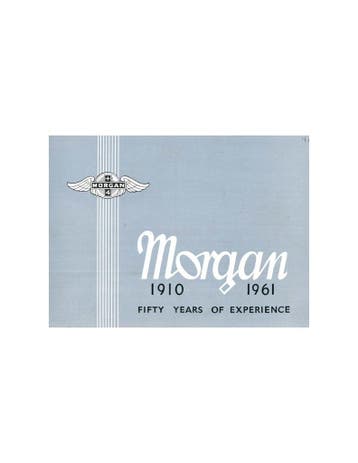 1961 MORGAN PLUS 4 BROCHURE ENGLISH, Nieuw, Author